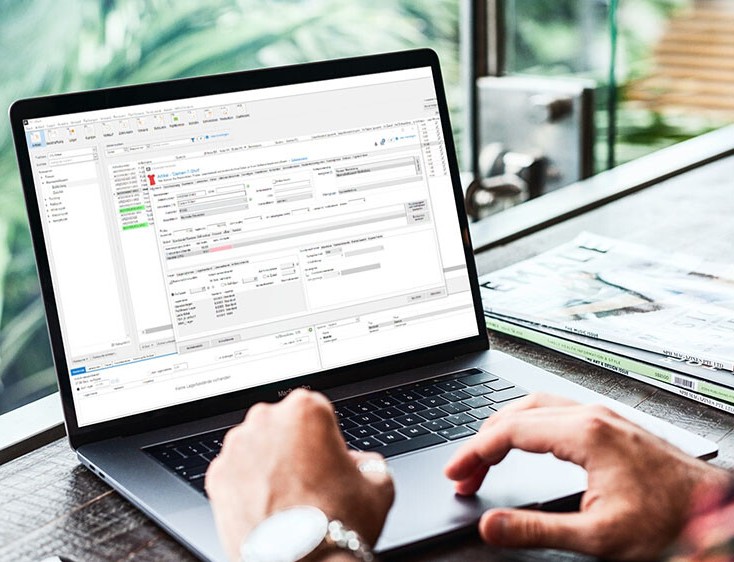 JTL-Wawi Softwareoberfläche für Warenwirtschaft