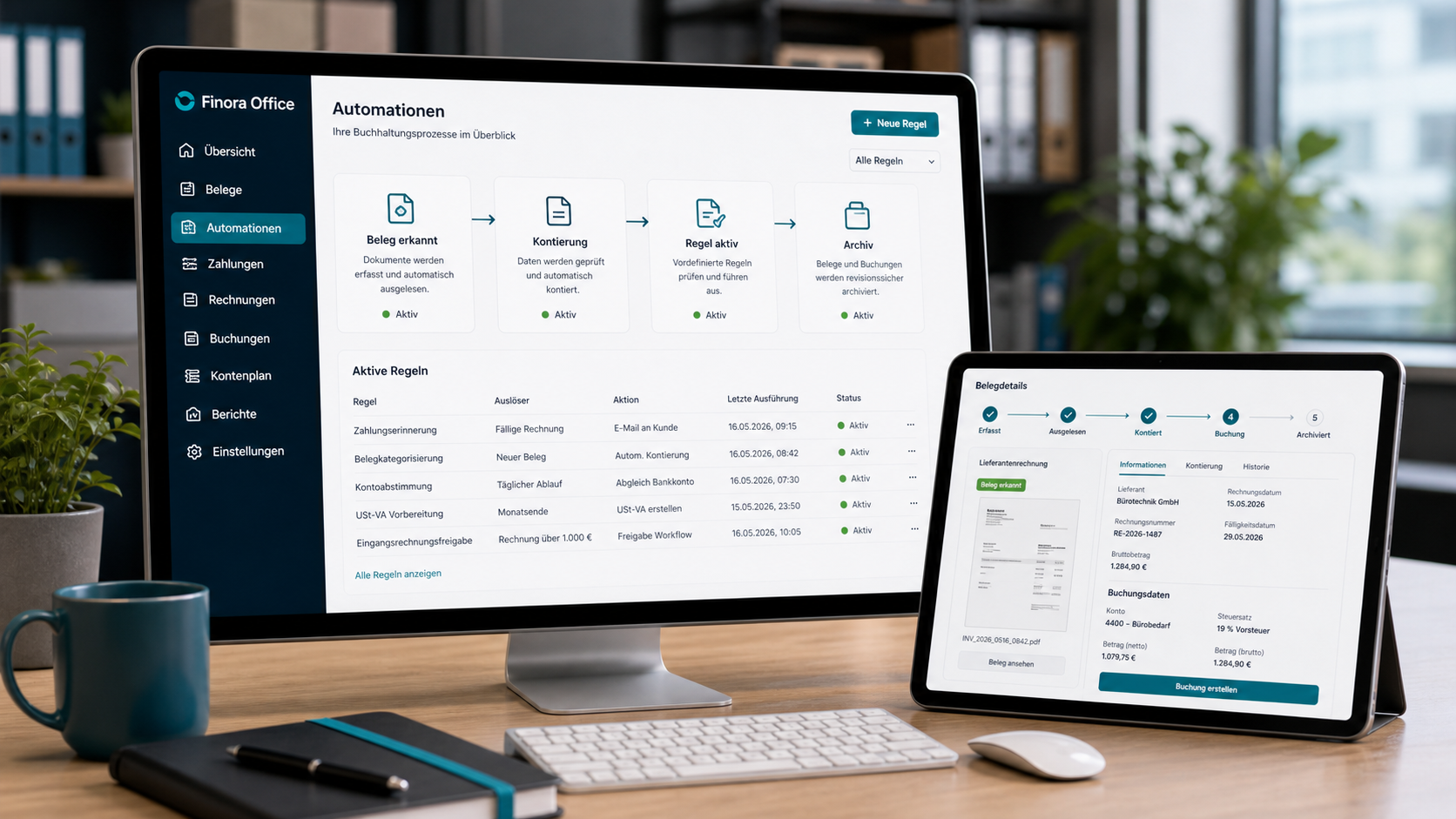 Automatisierte Buchhaltungsprozesse mit API und Softwareanbindung