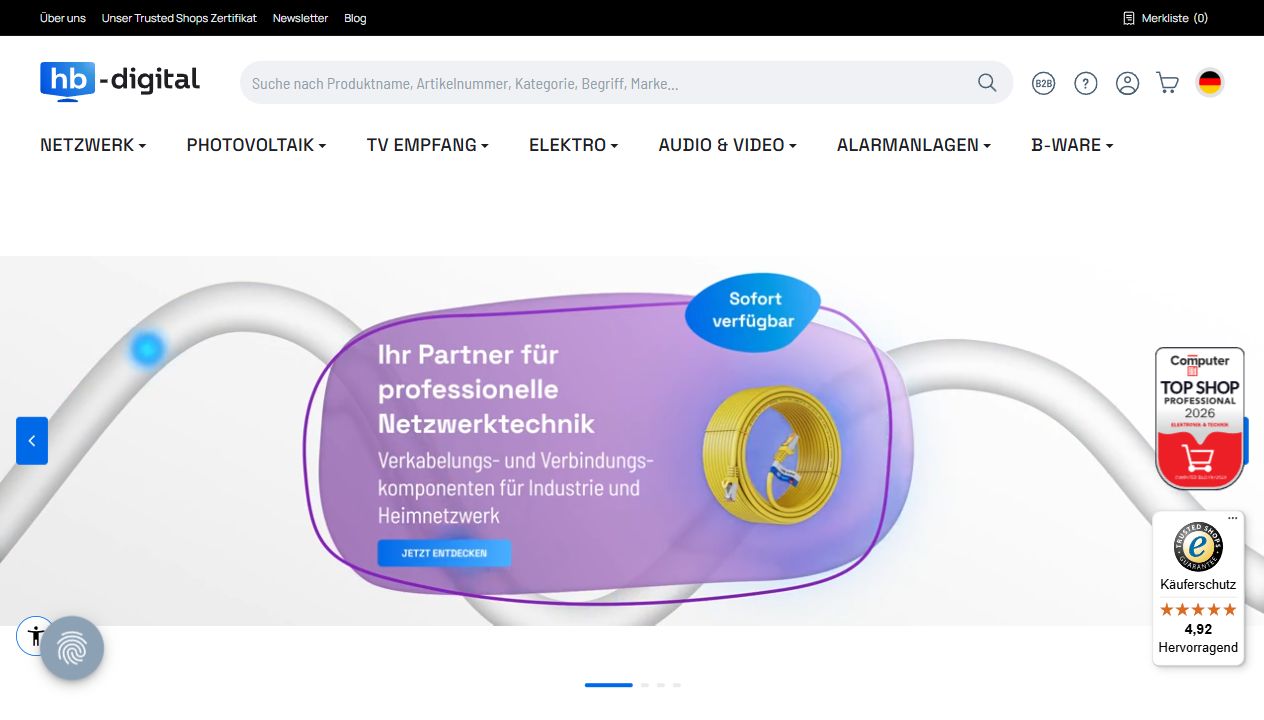 JTL-Shop-Template für HB-Digital auf Nova-Basis